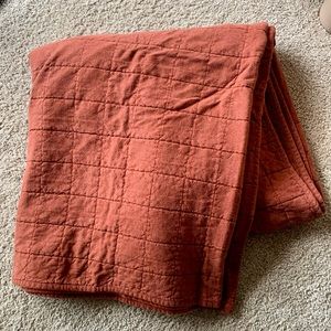 Target Casaluna Heavyweight Linen Blend Quilt - Clay
